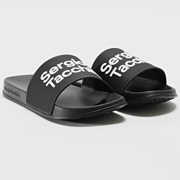 Sergio Tacchini - Claquettes Isola STM619004 Black White