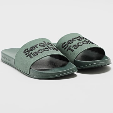 Sergio Tacchini - Claquettes Isola STM619004 Forest Green Black