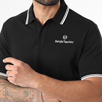 Sergio Tacchini - Polo Manga Corta Reed 025 41075 Negro Blanco
