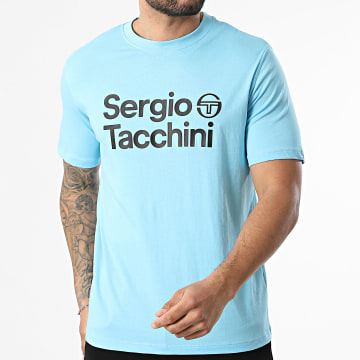 Sergio Tacchini - T-Shirt Alternative 41198 Azzurro Chiaro Nero