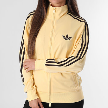 Adidas Originals - Veste Zippée A Bandes Loose Fit Femme FB KU8124 Jaune