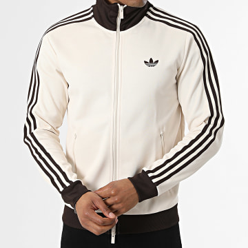 Adidas Originals - Veste Zippée A Bandes Beckenbauer KQ9491 Beige Marron