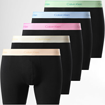 Calvin Klein - Pack de 5 Boxers NB4551 Negro