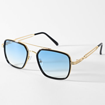 Frilivin - Lunettes De Soleil 171 Bleu Clair Doré Noir