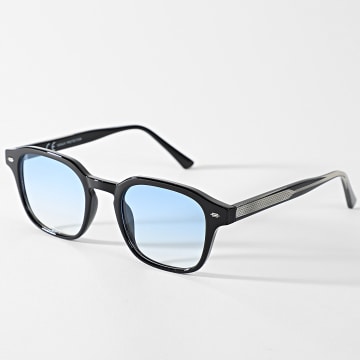 Frilivin - Sonnenbrille 004 Hellblau Verlauf Schwarz