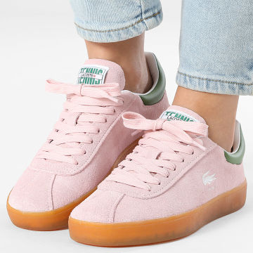 Lacoste - Zapatillas Mujer Baseshot 126 Rosa Claro Gum