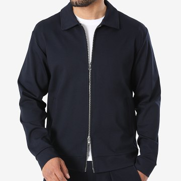 LBO - Veste Double Zip 2600 Bleu Marine