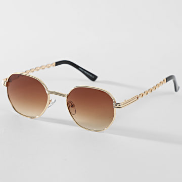 Frilivin - Gafas De Sol 2811 Marrón Negro Dorado Degradado