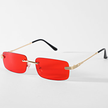 Frilivin - Occhiali da sole 317 Rosso Dorato Nero