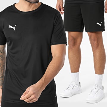 Puma - Co-ord Set T-Shirt En Casual Short Jogging Team Rise 706132 704942 Zwart