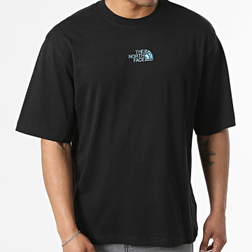 The North Face - Tee Shirt Oversize Liquid A8G9U Noir