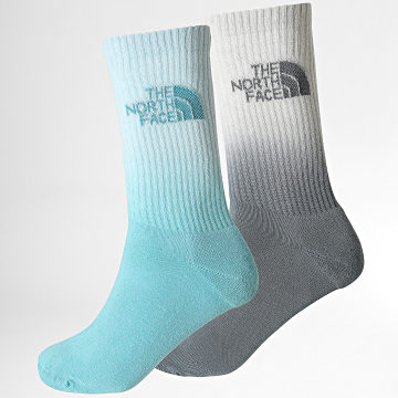 The North Face - Set di 2 Paia di Calzini A8CMS Grigio Blu