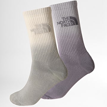 The North Face - Set di 2 Paia di Calzini A8CMS Grigio Viola