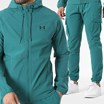 Under Armour - Tracksuit Stretch Woven UA Vibe 6003001 1386558 Dark Green