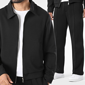 Uniplay - Ensemble Veste Zippée Et Pantalon Jogging 215 216 Noir