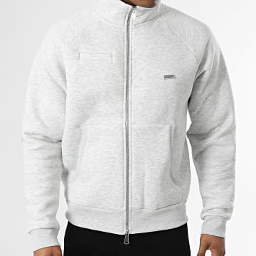 ADJ - Sweat Zippé 125 Gris Chiné