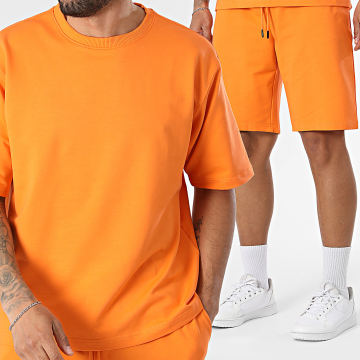 Classic Series - Completo T-Shirt E Pantaloncino Da Jogging 706 Arancione