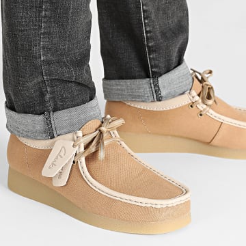 Clarks - Chaussures Wallabee Evo Tan Combi