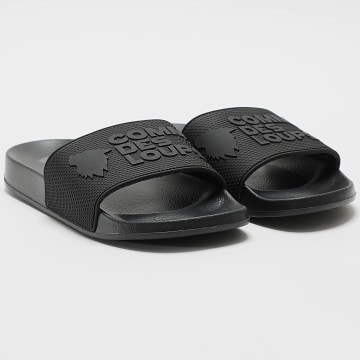 Comme Des Loups - Claquettes Rubb Noir