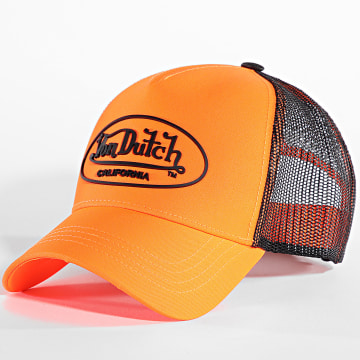 Von Dutch - Truckerpet Fluorescerend Zwart Oranje Fluo