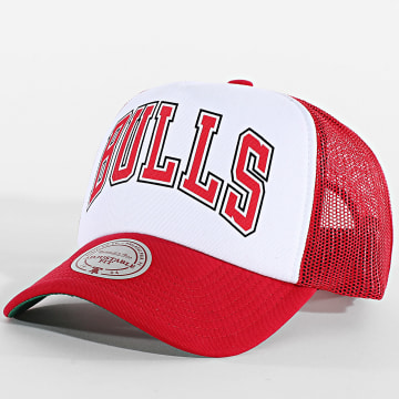 Mitchell and Ness - Sneakerpet Trucker NBA Print It Chicago Bulls HT16008 Rood Wit