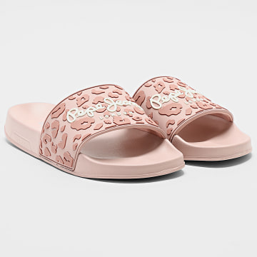 Pepe Jeans - Claquettes Femme Slider Leo PLS700004 Washed Pink