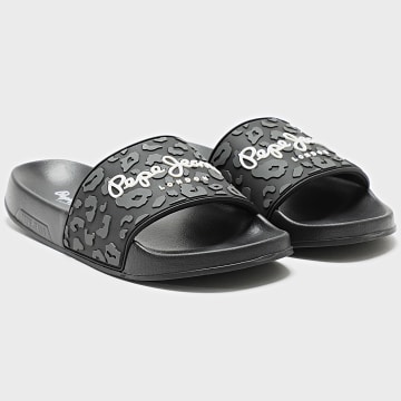 Pepe Jeans - Claquettes Femme Slider Leo PLS700004 Black