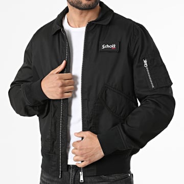 Schott NYC - Chaqueta Zippée Cabart Negro