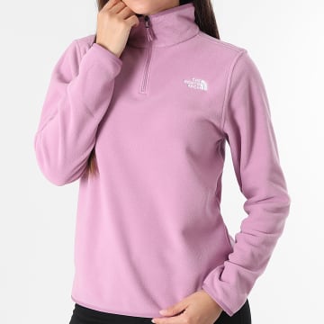 The North Face - Hoodie mit Polarfleece und Reißverschluss Damen Glacier Fleece A8D2J Rosa