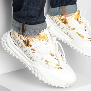 Versace Jeans Couture - Baskets Fondo Hyber YA3SN2-ZSE12 Off White White Renaissance