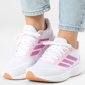 Adidas Sportswear - Baskets Femme Runfalcon 5 J JP9396 Cloud White Clear Pink Gum