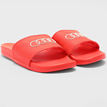 Adidas Performance - Chanclas Adilette Comfort Audi KI6083 Hi-Res Red Chalk Pearl