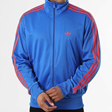 Adidas Originals - Veste Zippée A Bandes Firebird KD8310 Bleu Roi