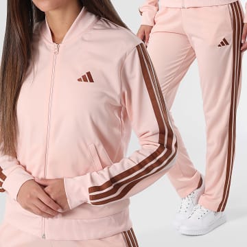 Adidas Sportkleding - Trainingspak met Strepen Dames 3 Stripes KB8170 Roze