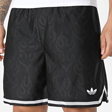 Adidas Originals - Short Jogging Jacquard KA9361 Noir
