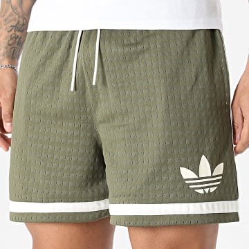 Adidas Originals - Short Jogging Warp Knit KB6155 Vert Kaki