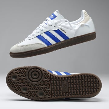Adidas Originals - Baskets Samba OG JR0909 Footwear White Lucid Blue Gum 5