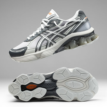 Asics - Baskets Gel Kinetic Fluent 1203B039 Glacier Grey White