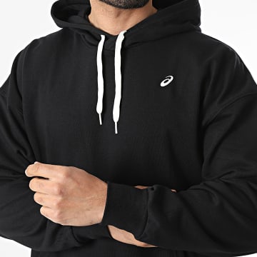 Asics - Sudadera Capucha Relaxed Fit French Terry 2031F449 Negro