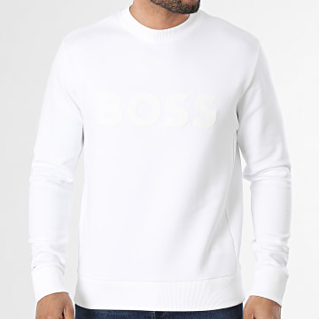 BOSS - Sweat Crewneck Salbo 50555516 Blanc