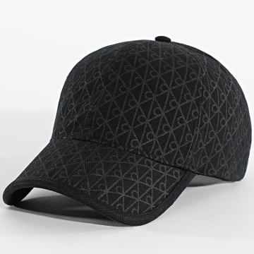 Calvin Klein - Casquette Emblem Print Leather Patch 5029 Noir