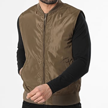 Frilivin - Veste Sans Manches Zippée 013 Marron
