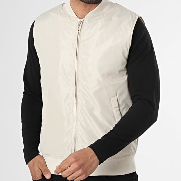 Frilivin - Veste Sans Manches Zippée 013 Beige