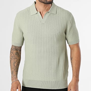 Frilivin - Polo Manches Courtes Maille 466 Vert