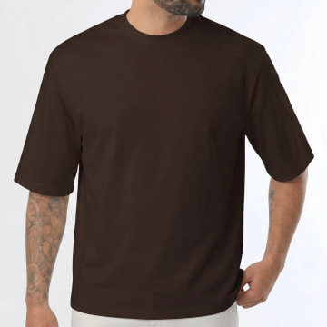 LBO - Dik T-Shirt 2619 Chocoladebruin