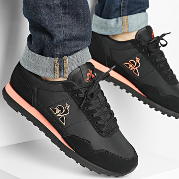 Le Coq Sportif - Zapatillas Astra Neon 2610506 Black Fusion Coral