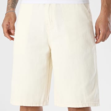 Frilivin - Calção de jogging Calça jean largo 516 Bege Claro