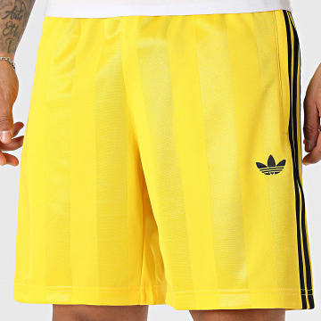 Adidas Originals - Short Jogging A Bandes 3 Stripes KE3592 Jaune Noir