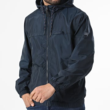 Pepe Jeans - Windjack Capuchon Zipped Sebulon PM4027263 Marineblauw