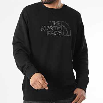 The North Face - Felpa Crewneck Drew Peak A8C1C Nero